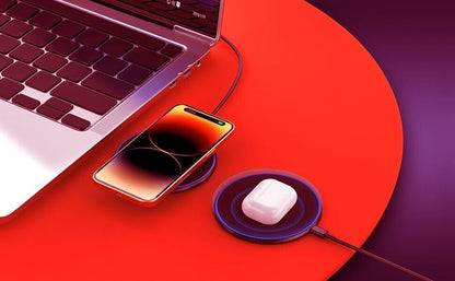 Fast Wireless Charger Charging Pad for Apple Iphone 15 & Samsung