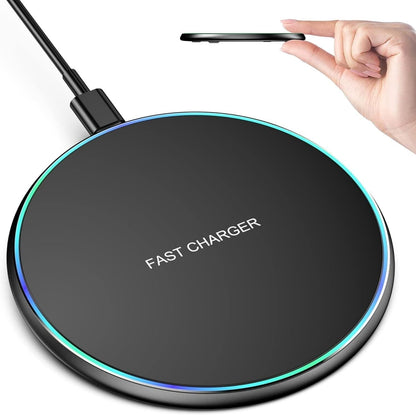 Fast Wireless Charger Charging Pad for Apple Iphone 15 & Samsung